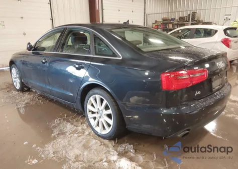2013 Audi A6 2.0T Premium z USA, uszkodzony, nr VIN WAUGFAFC6DN024880